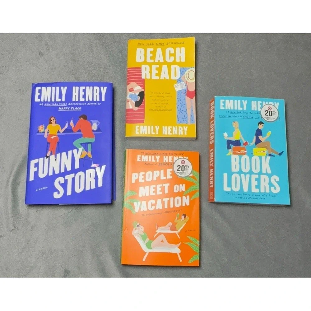 EMILY HENRY Lot. Book Lovers, Funny Story (hardback), Beach Read, People We Meet